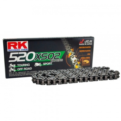 RK Cadena 520XSO2 con 118 Eslabones Enganche para Remachar