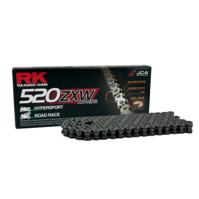 RK Cadena 520ZXW con 108 Eslabones Enganche para Remachar