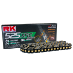RK Cadena 525XRE con 120 Eslabones con Enganche para Remachar en Color Negro