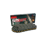 RK Cadena 525ZXW con 118 Eslabones con Enganche para Remachar en Color Negro