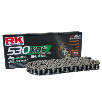 RK Cadena 530XRE con 110 Eslabones con Enganche para Remachar