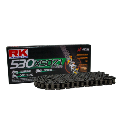 RK Cadena 530XSOZ1 con 122 Eslabones Enganche para Remachar