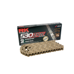 RK Cadena 530ZXW con 120 Eslabones Enganche para Remachar en Color Oro