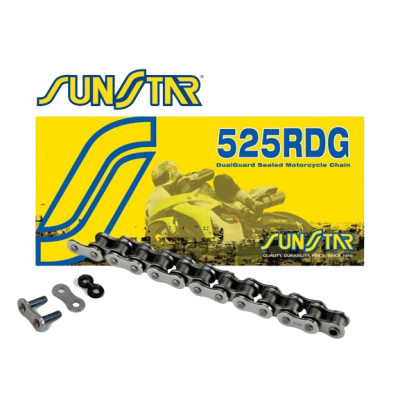 Sunstar Cadena 525RDG con 116 Eslabones Enganche para Remachar