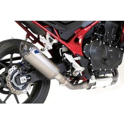 Termignoni Escape en Acero Inox. y Tapa de Carbono Honda CB 750 Hornet 2023-24